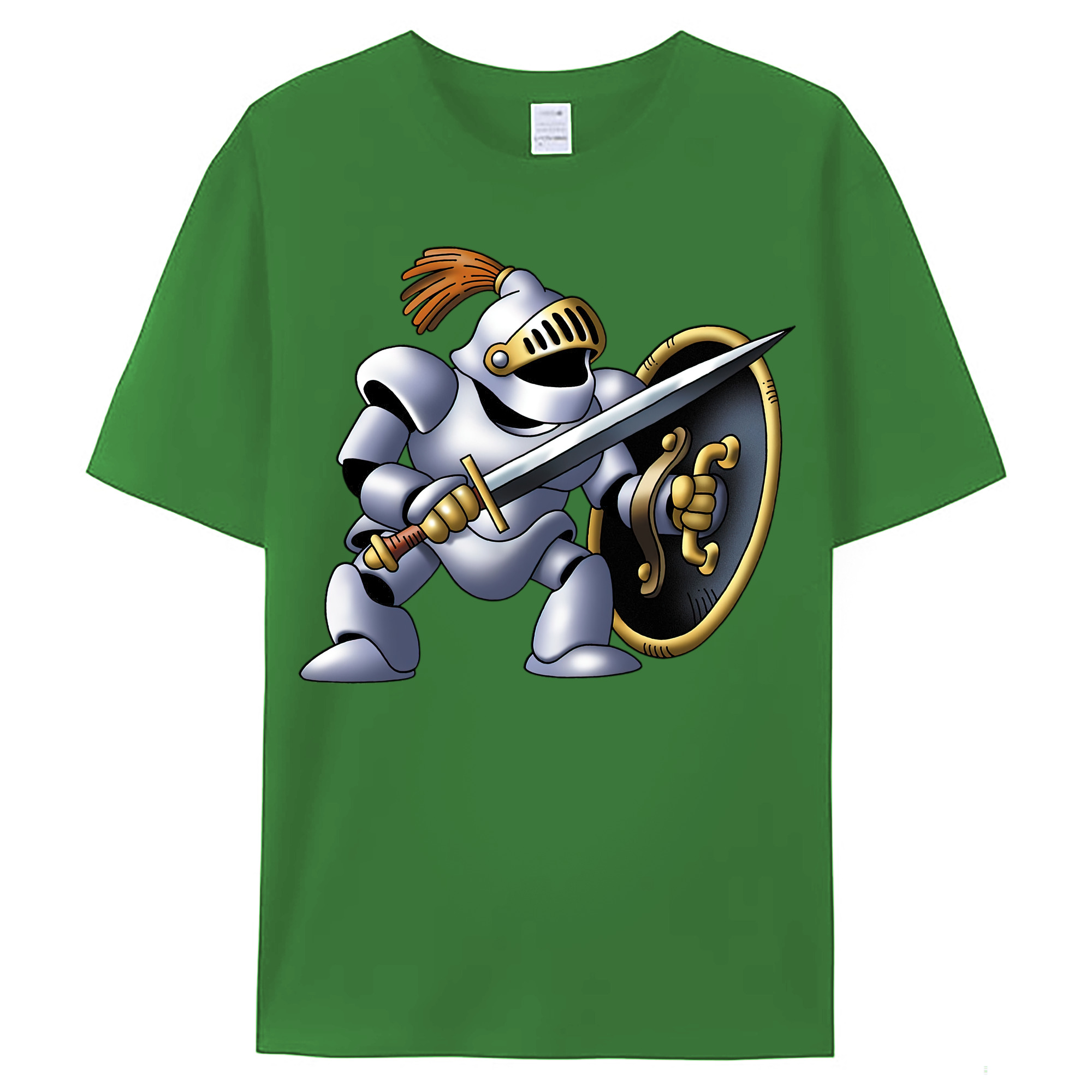 （画像用） ドラゴンクエスト Doragon Kuesuto Dragon Quest レディースカジュアルプリントTシャツ（綿100％）